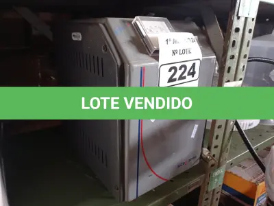 LOTE 224 - 01 ESTABILIZADOR DE TENSÃO KCE 3000. (NO ESTADO) ATENÇÃO! FAZER A VISITAÇÃO ANTES DE ARREMATAR, NÃO SABEMOS SE FUNCIONA. LEILÃO NÃO TEM GARANTIA E NEM DEVOLUÇÃO, SUJEITO A POSSÍVEIS AVARIAS VISÍVEIS/OCULTAS E/OU AUSÊNCIA DE COMPONENTES.