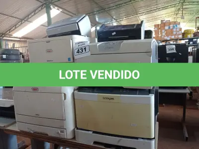 LOTE 431 - 08 IMPRESSORAS E 03 SCANNER MARCAS E MODELOS DIVERSOS PARA RETIRADA DE PEÇAS. (NO ESTADO) ATENÇÃO! FAZER A VISITAÇÃO ANTES DE ARREMATAR, NÃO SABEMOS SE FUNCIONA. LEILÃO NÃO TEM GARANTIA E NEM DEVOLUÇÃO, SUJEITO A POSSÍVEIS AVARIAS VISÍVEIS/OCULTAS E/OU AUSÊNCIA DE COMPONENTES.