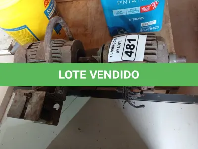LOTE 481 - 02 MOTORES ELÉTRICOS. (NO ESTADO) ATENÇÃO! FAZER A VISITAÇÃO ANTES DE ARREMATAR, NÃO SABEMOS SE FUNCIONA. LEILÃO NÃO TEM GARANTIA E NEM DEVOLUÇÃO, SUJEITO A POSSÍVEIS AVARIAS VISÍVEIS/OCULTAS E/OU AUSÊNCIA DE COMPONENTES.