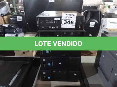 LOTE 346 - 05 CPU’S MARCAS E MODELOS DIVERSOS. (NO ESTADO) ATENÇÃO! FAZER A VISITAÇÃO ANTES DE ARREMATAR, NÃO SABEMOS SE FUNCIONA. LEILÃO NÃO TEM GARANTIA E NEM DEVOLUÇÃO, SUJEITO A POSSÍVEIS AVARIAS VISÍVEIS/OCULTAS E/OU AUSÊNCIA DE COMPONENTES.