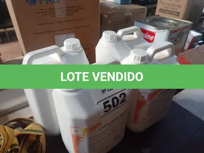 LOTE 502 - 20 LITROS DE SABONETE DE ESPUMA ANTISSÉPTICO . (NO ESTADO) ATENÇÃO! FAZER A VISITAÇÃO ANTES DE ARREMATAR, NÃO SABEMOS SE FUNCIONA. LEILÃO NÃO TEM GARANTIA E NEM DEVOLUÇÃO, SUJEITO A POSSÍVEIS AVARIAS VISÍVEIS/OCULTAS E/OU AUSÊNCIA DE COMPONENTES.