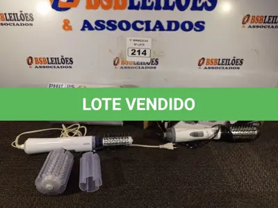 LOTE 214 - 02 ESCOVAS ROTATIVAS SENDO 01 MARCA PHILIPS E 01 GAMA ITALY. (NO ESTADO) ATENÇÃO! FAZER A VISITAÇÃO ANTES DE ARREMATAR, NÃO SABEMOS SE FUNCIONA. LEILÃO NÃO TEM GARANTIA E NEM DEVOLUÇÃO, SUJEITO A POSSÍVEIS AVARIAS VISÍVEIS/OCULTAS E/OU AUSÊNCIA DE COMPONENTES.