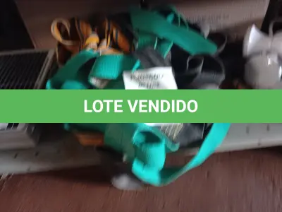 LOTE 237 - 05 CINTOS DE SEGURANÇA NO TRABALHO. (NO ESTADO) ATENÇÃO! FAZER A VISITAÇÃO ANTES DE ARREMATAR, NÃO SABEMOS SE FUNCIONA. LEILÃO NÃO TEM GARANTIA E NEM DEVOLUÇÃO, SUJEITO A POSSÍVEIS AVARIAS VISÍVEIS/OCULTAS E/OU AUSÊNCIA DE COMPONENTES.