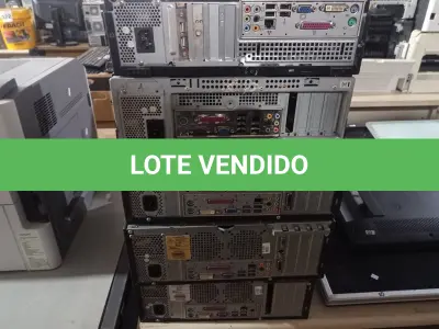 LOTE 346 - 05 CPU’S MARCAS E MODELOS DIVERSOS. (NO ESTADO) ATENÇÃO! FAZER A VISITAÇÃO ANTES DE ARREMATAR, NÃO SABEMOS SE FUNCIONA. LEILÃO NÃO TEM GARANTIA E NEM DEVOLUÇÃO, SUJEITO A POSSÍVEIS AVARIAS VISÍVEIS/OCULTAS E/OU AUSÊNCIA DE COMPONENTES.