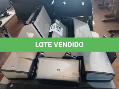 LOTE 372 - 07 SCANNER MARCAS FUJITSU E 02 IMPRESSORAS JATO DE TINTA MARCAS HP. (NO ESTADO) ATENÇÃO! FAZER A VISITAÇÃO ANTES DE ARREMATAR, NÃO SABEMOS SE FUNCIONA. LEILÃO NÃO TEM GARANTIA E NEM DEVOLUÇÃO, SUJEITO A POSSÍVEIS AVARIAS VISÍVEIS/OCULTAS E/OU AUSÊNCIA DE COMPONENTES.
