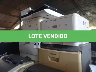 LOTE 411 - 06 IMPRESSORAS E 01 SCANNER MARCAS E MODELOS DIVERSOS. (NO ESTADO) ATENÇÃO! FAZER A VISITAÇÃO ANTES DE ARREMATAR, NÃO SABEMOS SE FUNCIONA. LEILÃO NÃO TEM GARANTIA E NEM DEVOLUÇÃO, SUJEITO A POSSÍVEIS AVARIAS VISÍVEIS/OCULTAS E/OU AUSÊNCIA DE COMPONENTES.
