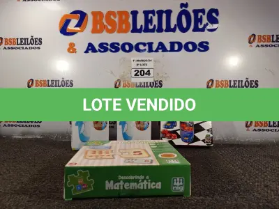 LOTE 204 - 03 BONECOS JOÃO TEIMOSO E 01 JOGO DESCOBRINDO A MATEMÁTICA. (NO ESTADO) ATENÇÃO! FAZER A VISITAÇÃO ANTES DE ARREMATAR, NÃO SABEMOS SE FUNCIONA. LEILÃO NÃO TEM GARANTIA E NEM DEVOLUÇÃO, SUJEITO A POSSÍVEIS AVARIAS VISÍVEIS/OCULTAS E/OU AUSÊNCIA DE COMPONENTES.