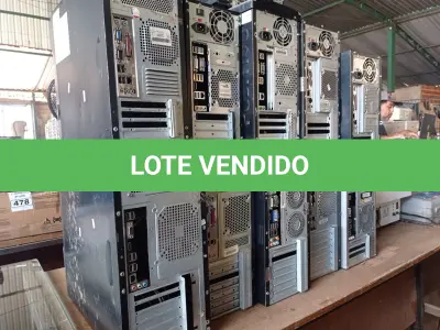 LOTE 419 - 11 CPU’S MARCAS E MODELOS DIVERSOS PARA RETIRADA DE PEÇAS. (NO ESTADO) ATENÇÃO! FAZER A VISITAÇÃO ANTES DE ARREMATAR, NÃO SABEMOS SE FUNCIONA. LEILÃO NÃO TEM GARANTIA E NEM DEVOLUÇÃO, SUJEITO A POSSÍVEIS AVARIAS VISÍVEIS/OCULTAS E/OU AUSÊNCIA DE COMPONENTES.