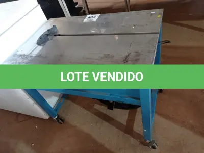 LOTE 506 - 01 MAQUINA ELÉTRICA ARQUEADORA DE FITA MODELO TP-202 MARCA KORETECH 110V. (NO ESTADO) ATENÇÃO! FAZER A VISITAÇÃO ANTES DE ARREMATAR, NÃO SABEMOS SE FUNCIONA. LEILÃO NÃO TEM GARANTIA E NEM DEVOLUÇÃO, SUJEITO A POSSÍVEIS AVARIAS VISÍVEIS/OCULTAS E/OU AUSÊNCIA DE COMPONENTES.