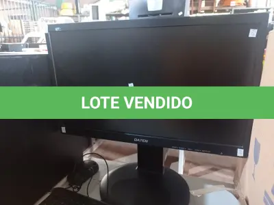 LOTE 391 - 01 CPU, 01 MONITOR, 01 TECLADO E 01 MOUSE. (NO ESTADO) ATENÇÃO! FAZER A VISITAÇÃO ANTES DE ARREMATAR, NÃO SABEMOS SE FUNCIONA. LEILÃO NÃO TEM GARANTIA E NEM DEVOLUÇÃO, SUJEITO A POSSÍVEIS AVARIAS VISÍVEIS/OCULTAS E/OU AUSÊNCIA DE COMPONENTES.