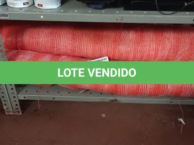 LOTE 269 - 03 ROLOS DE TELA DE PROTEÇÃO PARA OBRAS. (NO ESTADO) ATENÇÃO! FAZER A VISITAÇÃO ANTES DE ARREMATAR, NÃO SABEMOS SE FUNCIONA. LEILÃO NÃO TEM GARANTIA E NEM DEVOLUÇÃO, SUJEITO A POSSÍVEIS AVARIAS VISÍVEIS/OCULTAS E/OU AUSÊNCIA DE COMPONENTES.