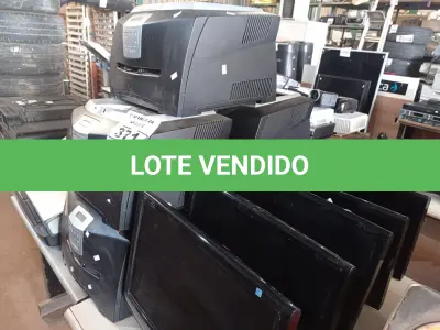 LOTE 371 - 05 IMPRESSORAS MARCAS LEXMARK MODELO E342N E 05 MONITORES MARCAS E MODELOS DIVERSOS PARA RETIRADA DE PEÇAS. (NO ESTADO) ATENÇÃO! FAZER A VISITAÇÃO ANTES DE ARREMATAR, NÃO SABEMOS SE FUNCIONA. LEILÃO NÃO TEM GARANTIA E NEM DEVOLUÇÃO, SUJEITO A POSSÍVEIS AVARIAS VISÍVEIS/OCULTAS E/OU AUSÊNCIA DE COMPONENTES.