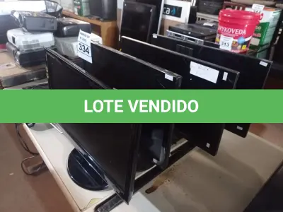 LOTE 334 - 07 MONITORES MARCAS E MODELOS DIVERSOS PARA RETIRADA DE PEÇAS. (NO ESTADO) ATENÇÃO! FAZER A VISITAÇÃO ANTES DE ARREMATAR, NÃO SABEMOS SE FUNCIONA. LEILÃO NÃO TEM GARANTIA E NEM DEVOLUÇÃO, SUJEITO A POSSÍVEIS AVARIAS VISÍVEIS/OCULTAS E/OU AUSÊNCIA DE COMPONENTES.