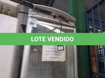 LOTE 295 - 01 CERVEJEIRA MARCA METALFRIO. (NO ESTADO) ATENÇÃO! FAZER A VISITAÇÃO ANTES DE ARREMATAR, NÃO SABEMOS SE FUNCIONA. LEILÃO NÃO TEM GARANTIA E NEM DEVOLUÇÃO, SUJEITO A POSSÍVEIS AVARIAS VISÍVEIS/OCULTAS E/OU AUSÊNCIA DE COMPONENTES.