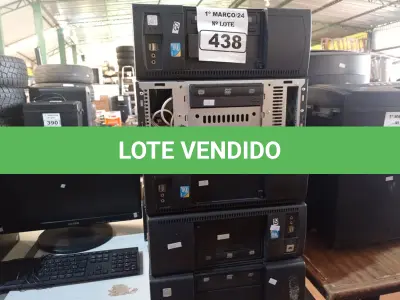LOTE 438 - 09 CPU’S MARCAS E MODELOS DIVERSOS PARA RETIRADA DE PEÇAS. (NO ESTADO) ATENÇÃO! FAZER A VISITAÇÃO ANTES DE ARREMATAR, NÃO SABEMOS SE FUNCIONA. LEILÃO NÃO TEM GARANTIA E NEM DEVOLUÇÃO, SUJEITO A POSSÍVEIS AVARIAS VISÍVEIS/OCULTAS E/OU AUSÊNCIA DE COMPONENTES.