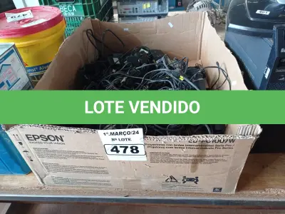 LOTE 478 - 01 LOTE COM FONTES DIVERSAS. (NO ESTADO) ATENÇÃO! FAZER A VISITAÇÃO ANTES DE ARREMATAR, NÃO SABEMOS SE FUNCIONA. LEILÃO NÃO TEM GARANTIA E NEM DEVOLUÇÃO, SUJEITO A POSSÍVEIS AVARIAS VISÍVEIS/OCULTAS E/OU AUSÊNCIA DE COMPONENTES.