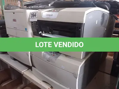 LOTE 394 - 08 IMPRESSORAS E VÁRIOS TECLADOS PARA PC MARCAS E MODELOS DIVERSOS. (NO ESTADO) ATENÇÃO! FAZER A VISITAÇÃO ANTES DE ARREMATAR, NÃO SABEMOS SE FUNCIONA. LEILÃO NÃO TEM GARANTIA E NEM DEVOLUÇÃO, SUJEITO A POSSÍVEIS AVARIAS VISÍVEIS/OCULTAS E/OU AUSÊNCIA DE COMPONENTES.