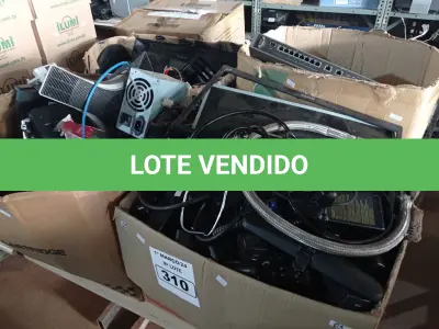 LOTE 310 - 01 LOTE COM MATERIAIS DIVERSOS. (NO ESTADO) ATENÇÃO! FAZER A VISITAÇÃO ANTES DE ARREMATAR, NÃO SABEMOS SE FUNCIONA. LEILÃO NÃO TEM GARANTIA E NEM DEVOLUÇÃO, SUJEITO A POSSÍVEIS AVARIAS VISÍVEIS/OCULTAS E/OU AUSÊNCIA DE COMPONENTES.