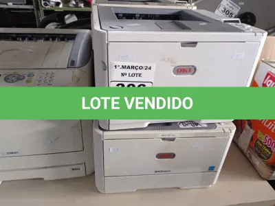LOTE 306 - 05 IMPRESSORAS MARCAS E MODELOS DIVERSOS PARA RETIRADA DE PEÇAS. (NO ESTADO) ATENÇÃO! FAZER A VISITAÇÃO ANTES DE ARREMATAR, NÃO SABEMOS SE FUNCIONA. LEILÃO NÃO TEM GARANTIA E NEM DEVOLUÇÃO, SUJEITO A POSSÍVEIS AVARIAS VISÍVEIS/OCULTAS E/OU AUSÊNCIA DE COMPONENTES.