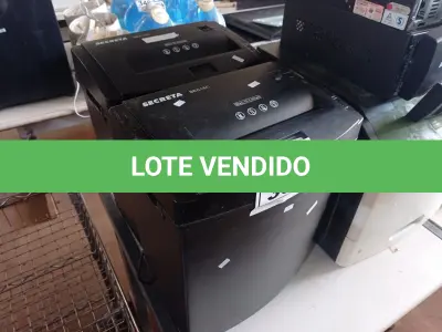 LOTE 362 - 02 FRAGMENTADORAS DE PAPEL. (NO ESTADO) ATENÇÃO! FAZER A VISITAÇÃO ANTES DE ARREMATAR, NÃO SABEMOS SE FUNCIONA. LEILÃO NÃO TEM GARANTIA E NEM DEVOLUÇÃO, SUJEITO A POSSÍVEIS AVARIAS VISÍVEIS/OCULTAS E/OU AUSÊNCIA DE COMPONENTES.