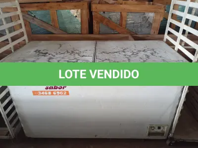LOTE 235 - 01 FREEZER HORIZONTAL 02 TAMPAS 220V. (NO ESTADO) ATENÇÃO! FAZER A VISITAÇÃO ANTES DE ARREMATAR, NÃO SABEMOS SE FUNCIONA. LEILÃO NÃO TEM GARANTIA E NEM DEVOLUÇÃO, SUJEITO A POSSÍVEIS AVARIAS VISÍVEIS/OCULTAS E/OU AUSÊNCIA DE COMPONENTES.