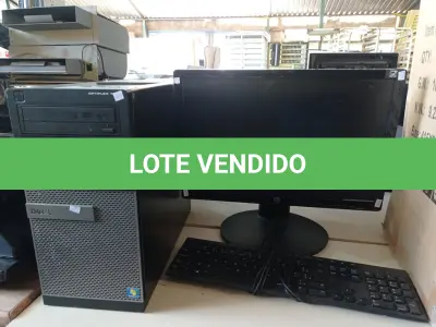 LOTE 473 - 01 CPU’S, 01 MONITOR E 01 TECLADO. (NO ESTADO) ATENÇÃO! FAZER A VISITAÇÃO ANTES DE ARREMATAR, NÃO SABEMOS SE FUNCIONA. LEILÃO NÃO TEM GARANTIA E NEM DEVOLUÇÃO, SUJEITO A POSSÍVEIS AVARIAS VISÍVEIS/OCULTAS E/OU AUSÊNCIA DE COMPONENTES.