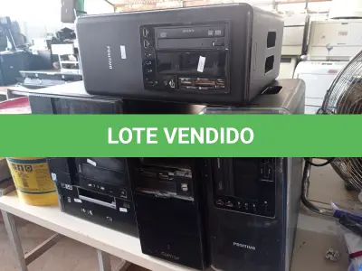LOTE 425 - 11 CPU’S MARCAS E MODELOS DIVERSOS PARA RETIRADA DE PEÇAS. (NO ESTADO) ATENÇÃO! FAZER A VISITAÇÃO ANTES DE ARREMATAR, NÃO SABEMOS SE FUNCIONA. LEILÃO NÃO TEM GARANTIA E NEM DEVOLUÇÃO, SUJEITO A POSSÍVEIS AVARIAS VISÍVEIS/OCULTAS E/OU AUSÊNCIA DE COMPONENTES.