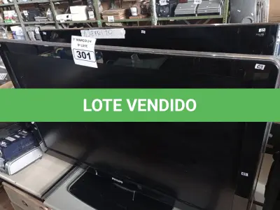LOTE 301 - 02 TV’S MARCAS E MODELO DIVERSOS PARA RETIRADA DE PEÇAS. (NO ESTADO) ATENÇÃO! FAZER A VISITAÇÃO ANTES DE ARREMATAR, NÃO SABEMOS SE FUNCIONA. LEILÃO NÃO TEM GARANTIA E NEM DEVOLUÇÃO, SUJEITO A POSSÍVEIS AVARIAS VISÍVEIS/OCULTAS E/OU AUSÊNCIA DE COMPONENTES.