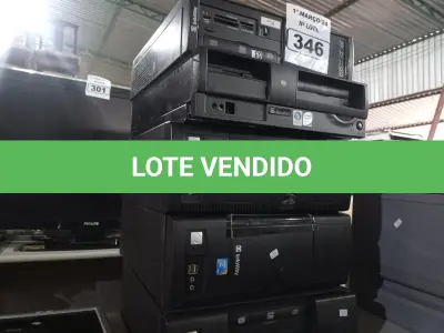 LOTE 346 - 05 CPU’S MARCAS E MODELOS DIVERSOS. (NO ESTADO) ATENÇÃO! FAZER A VISITAÇÃO ANTES DE ARREMATAR, NÃO SABEMOS SE FUNCIONA. LEILÃO NÃO TEM GARANTIA E NEM DEVOLUÇÃO, SUJEITO A POSSÍVEIS AVARIAS VISÍVEIS/OCULTAS E/OU AUSÊNCIA DE COMPONENTES.