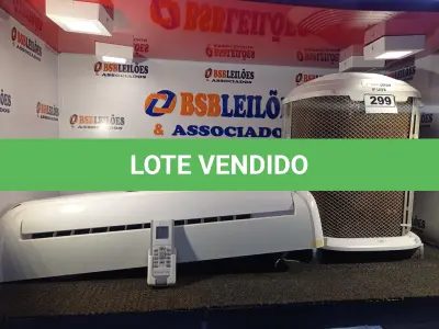 LOTE 299 - 01 AR CONDICIONADO INVERTER MARCA ELECTROLUX 9.000 BTU COM CONTROLE 220V. (NO ESTADO) ATENÇÃO! FAZER A VISITAÇÃO ANTES DE ARREMATAR, NÃO SABEMOS SE FUNCIONA. LEILÃO NÃO TEM GARANTIA E NEM DEVOLUÇÃO, SUJEITO A POSSÍVEIS AVARIAS VISÍVEIS/OCULTAS E/OU AUSÊNCIA DE COMPONENTES.