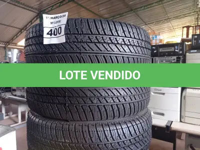 LOTE 400 - 04 PNEUS REMOLD 185/70/14. (NO ESTADO) ATENÇÃO! FAZER A VISITAÇÃO ANTES DE ARREMATAR, NÃO SABEMOS SE FUNCIONA. LEILÃO NÃO TEM GARANTIA E NEM DEVOLUÇÃO, SUJEITO A POSSÍVEIS AVARIAS VISÍVEIS/OCULTAS E/OU AUSÊNCIA DE COMPONENTES.