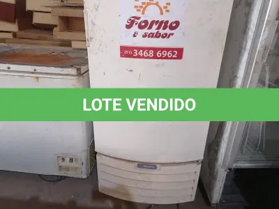 LOTE 285 - 01 CERVEJEIRA MARCA METALFRIO. (NO ESTADO) ATENÇÃO! FAZER A VISITAÇÃO ANTES DE ARREMATAR, NÃO SABEMOS SE FUNCIONA. LEILÃO NÃO TEM GARANTIA E NEM DEVOLUÇÃO, SUJEITO A POSSÍVEIS AVARIAS VISÍVEIS/OCULTAS E/OU AUSÊNCIA DE COMPONENTES.