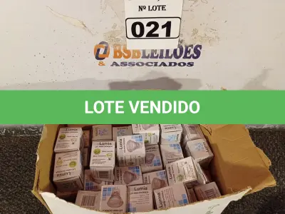 LOTE 021 - 01 LOTE COM APROXIMADAMENTE 80 LÂMPADAS LED MINI DICROICA. (NO ESTADO) ATENÇÃO! FAZER A VISITAÇÃO ANTES DE ARREMATAR, NÃO SABEMOS SE FUNCIONA. LEILÃO NÃO TEM GARANTIA E NEM DEVOLUÇÃO, SUJEITO A POSSÍVEIS AVARIAS VISÍVEIS/OCULTAS E/OU AUSÊNCIA DE COMPONENTES.