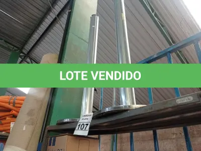 LOTE 107 - 02 SEPARADORES DE FILA. (NO ESTADO) ATENÇÃO! FAZER A VISITAÇÃO ANTES DE ARREMATAR, NÃO SABEMOS SE FUNCIONA. LEILÃO NÃO TEM GARANTIA E NEM DEVOLUÇÃO, SUJEITO A POSSÍVEIS AVARIAS VISÍVEIS/OCULTAS E/OU AUSÊNCIA DE COMPONENTES.