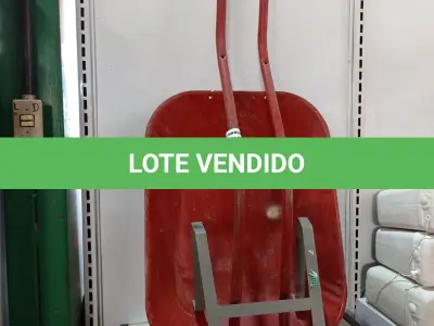LOTE 548 - 01 CARRINHO DE MÃO INCOMPLETO (NO ESTADO) ATENÇÃO! FAZER A VISITAÇÃO ANTES DE ARREMATAR, NÃO SABEMOS SE FUNCIONA. LEILÃO NÃO TEM GARANTIA E NEM DEVOLUÇÃO, SUJEITO A POSSÍVEIS AVARIAS VISÍVEIS/OCULTAS E/OU AUSÊNCIA DE COMPONENTES.