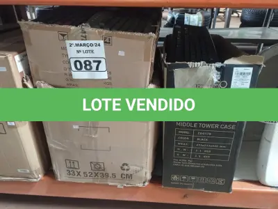 LOTE 087 - 01 LOTE COM GRANDE QUANTIDADE DE TECLADOS PARA PC MARCAS E MODELOS DIVERSOS. (NO ESTADO) ATENÇÃO! FAZER A VISITAÇÃO ANTES DE ARREMATAR, NÃO SABEMOS SE FUNCIONA. LEILÃO NÃO TEM GARANTIA E NEM DEVOLUÇÃO, SUJEITO A POSSÍVEIS AVARIAS VISÍVEIS/OCULTAS E/OU AUSÊNCIA DE COMPONENTES.