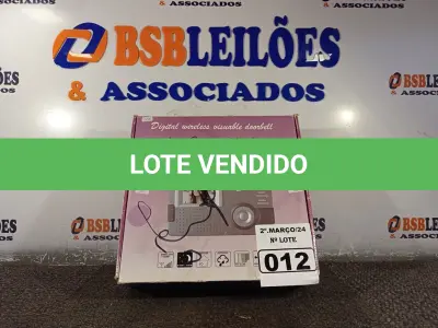 LOTE 012 - 01 DIGITAL VÍDEO PORTEIRO. (NO ESTADO) ATENÇÃO! FAZER A VISITAÇÃO ANTES DE ARREMATAR, NÃO SABEMOS SE FUNCIONA. LEILÃO NÃO TEM GARANTIA E NEM DEVOLUÇÃO, SUJEITO A POSSÍVEIS AVARIAS VISÍVEIS/OCULTAS E/OU AUSÊNCIA DE COMPONENTES.