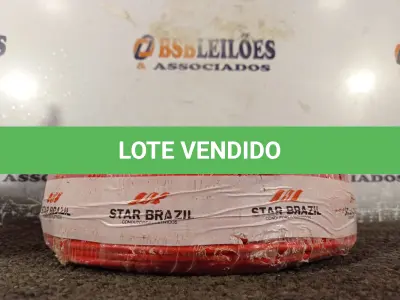 LOTE 020 - 01 ROLO DE CABO FLEXÍVEL 100M 1X4MM NA COR VERMELHA(NOVO). (NO ESTADO) ATENÇÃO! FAZER A VISITAÇÃO ANTES DE ARREMATAR, NÃO SABEMOS SE FUNCIONA. LEILÃO NÃO TEM GARANTIA E NEM DEVOLUÇÃO, SUJEITO A POSSÍVEIS AVARIAS VISÍVEIS/OCULTAS E/OU AUSÊNCIA DE COMPONENTES.