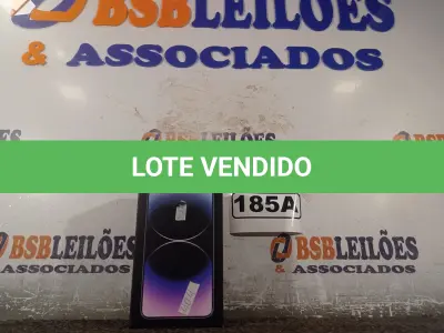 LOTE 185 - 01 CELULAR I14/PRO MAX 128 DE RAM (RÉPLICA) (NO ESTADO) ATENÇÃO! FAZER A VISITAÇÃO ANTES DE ARREMATAR, NÃO SABEMOS SE FUNCIONA. LEILÃO NÃO TEM GARANTIA E NEM DEVOLUÇÃO, SUJEITO A POSSÍVEIS AVARIAS VISÍVEIS/OCULTAS E/OU AUSÊNCIA DE COMPONENTES.