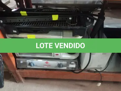 LOTE 081 - 01 FOGÃO DE INDUÇÃO, 02 FORNOS ELÉTRICOS E 01 CHURRASQUEIRA ELÉTRICA MARCAS E MODELOS DIVERSOS. (NO ESTADO) ATENÇÃO! FAZER A VISITAÇÃO ANTES DE ARREMATAR, NÃO SABEMOS SE FUNCIONA. LEILÃO NÃO TEM GARANTIA E NEM DEVOLUÇÃO, SUJEITO A POSSÍVEIS AVARIAS VISÍVEIS/OCULTAS E/OU AUSÊNCIA DE COMPONENTES.