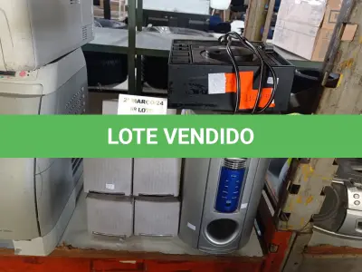 LOTE 047 - 01 CDJ PIONNER, 01 SUBWOOFER E 05 CAIXINHAS DE SOM. (NO ESTADO) ATENÇÃO! FAZER A VISITAÇÃO ANTES DE ARREMATAR, NÃO SABEMOS SE FUNCIONA. LEILÃO NÃO TEM GARANTIA E NEM DEVOLUÇÃO, SUJEITO A POSSÍVEIS AVARIAS VISÍVEIS/OCULTAS E/OU AUSÊNCIA DE COMPONENTES.