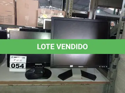 LOTE 054 - 06 MONITORES MARCAS E MODELOS DIVERSOS PARA RETIRADA DE PEÇAS. (NO ESTADO) ATENÇÃO! FAZER A VISITAÇÃO ANTES DE ARREMATAR, NÃO SABEMOS SE FUNCIONA. LEILÃO NÃO TEM GARANTIA E NEM DEVOLUÇÃO, SUJEITO A POSSÍVEIS AVARIAS VISÍVEIS/OCULTAS E/OU AUSÊNCIA DE COMPONENTES.