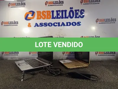 LOTE 542 - 02 NOTEBOOKS, SENDO 01 COM FONTE. (NO ESTADO) ATENÇÃO! FAZER A VISITAÇÃO ANTES DE ARREMATAR, NÃO SABEMOS SE FUNCIONA. LEILÃO NÃO TEM GARANTIA E NEM DEVOLUÇÃO, SUJEITO A POSSÍVEIS AVARIAS VISÍVEIS/OCULTAS E/OU AUSÊNCIA DE COMPONENTES.