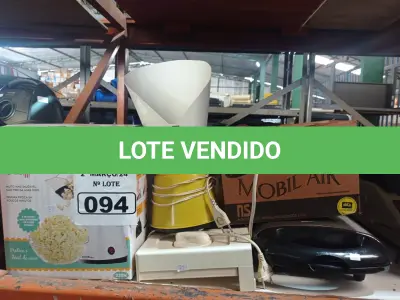 LOTE 094 - 01 LOTE COM UTENSÍLIOS DIVERSOS. (NO ESTADO) ATENÇÃO! FAZER A VISITAÇÃO ANTES DE ARREMATAR, NÃO SABEMOS SE FUNCIONA. LEILÃO NÃO TEM GARANTIA E NEM DEVOLUÇÃO, SUJEITO A POSSÍVEIS AVARIAS VISÍVEIS/OCULTAS E/OU AUSÊNCIA DE COMPONENTES.