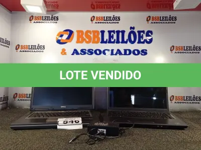 LOTE 546 - 02 NOTEBOOKS, SENDO 01 COM FONTE. (NO ESTADO) ATENÇÃO! FAZER A VISITAÇÃO ANTES DE ARREMATAR, NÃO SABEMOS SE FUNCIONA. LEILÃO NÃO TEM GARANTIA E NEM DEVOLUÇÃO, SUJEITO A POSSÍVEIS AVARIAS VISÍVEIS/OCULTAS E/OU AUSÊNCIA DE COMPONENTES.