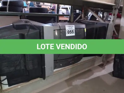 LOTE 055 - 03 TV’S DE TUBO MARCAS E MODELOS DIVERSOS. (NO ESTADO) ATENÇÃO! FAZER A VISITAÇÃO ANTES DE ARREMATAR, NÃO SABEMOS SE FUNCIONA. LEILÃO NÃO TEM GARANTIA E NEM DEVOLUÇÃO, SUJEITO A POSSÍVEIS AVARIAS VISÍVEIS/OCULTAS E/OU AUSÊNCIA DE COMPONENTES.