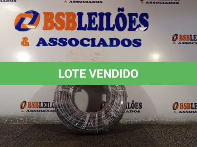 LOTE 010 - 01 ROLO DE CABO FLEXÍVEL 100M 1X10MM NA COR PRETA(NOVO). (NO ESTADO) ATENÇÃO! FAZER A VISITAÇÃO ANTES DE ARREMATAR, NÃO SABEMOS SE FUNCIONA. LEILÃO NÃO TEM GARANTIA E NEM DEVOLUÇÃO, SUJEITO A POSSÍVEIS AVARIAS VISÍVEIS/OCULTAS E/OU AUSÊNCIA DE COMPONENTES.