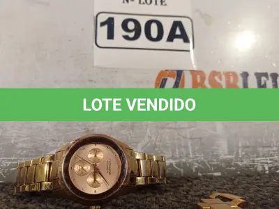 LOTE 190 - 01 RELÓGIO TECNOS FEMININO  NA COR  ROSE. FUNCIONANDO (TROCAR BATERIA). (NO ESTADO) ATENÇÃO! FAZER A VISITAÇÃO ANTES DE ARREMATAR, NÃO SABEMOS SE FUNCIONA. LEILÃO NÃO TEM GARANTIA E NEM DEVOLUÇÃO, SUJEITO A POSSÍVEIS AVARIAS VISÍVEIS/OCULTAS E/OU AUSÊNCIA DE COMPONENTES.