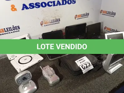 LOTE 023 - 01 LOTE COM ELETRÔNICOS DIVERSOS. (NO ESTADO) ATENÇÃO! FAZER A VISITAÇÃO ANTES DE ARREMATAR, NÃO SABEMOS SE FUNCIONA. LEILÃO NÃO TEM GARANTIA E NEM DEVOLUÇÃO, SUJEITO A POSSÍVEIS AVARIAS VISÍVEIS/OCULTAS E/OU AUSÊNCIA DE COMPONENTES.