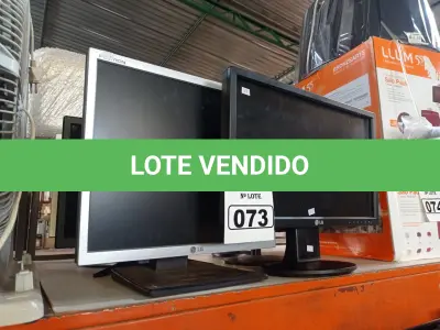 LOTE 073 - 06 MONITORES MARCAS E MODELOS DIVERSOS PARA RETIRADA DE PEÇAS. (NO ESTADO) ATENÇÃO! FAZER A VISITAÇÃO ANTES DE ARREMATAR, NÃO SABEMOS SE FUNCIONA. LEILÃO NÃO TEM GARANTIA E NEM DEVOLUÇÃO, SUJEITO A POSSÍVEIS AVARIAS VISÍVEIS/OCULTAS E/OU AUSÊNCIA DE COMPONENTES.